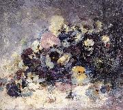 Nicolae Grigorescu Pansies china oil painting artist